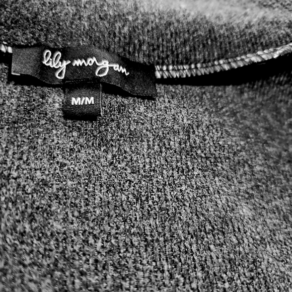 Gray Sleeveless Cowl Neck Turtleneck Sweater Sleevless Top - Picture 5 of 6